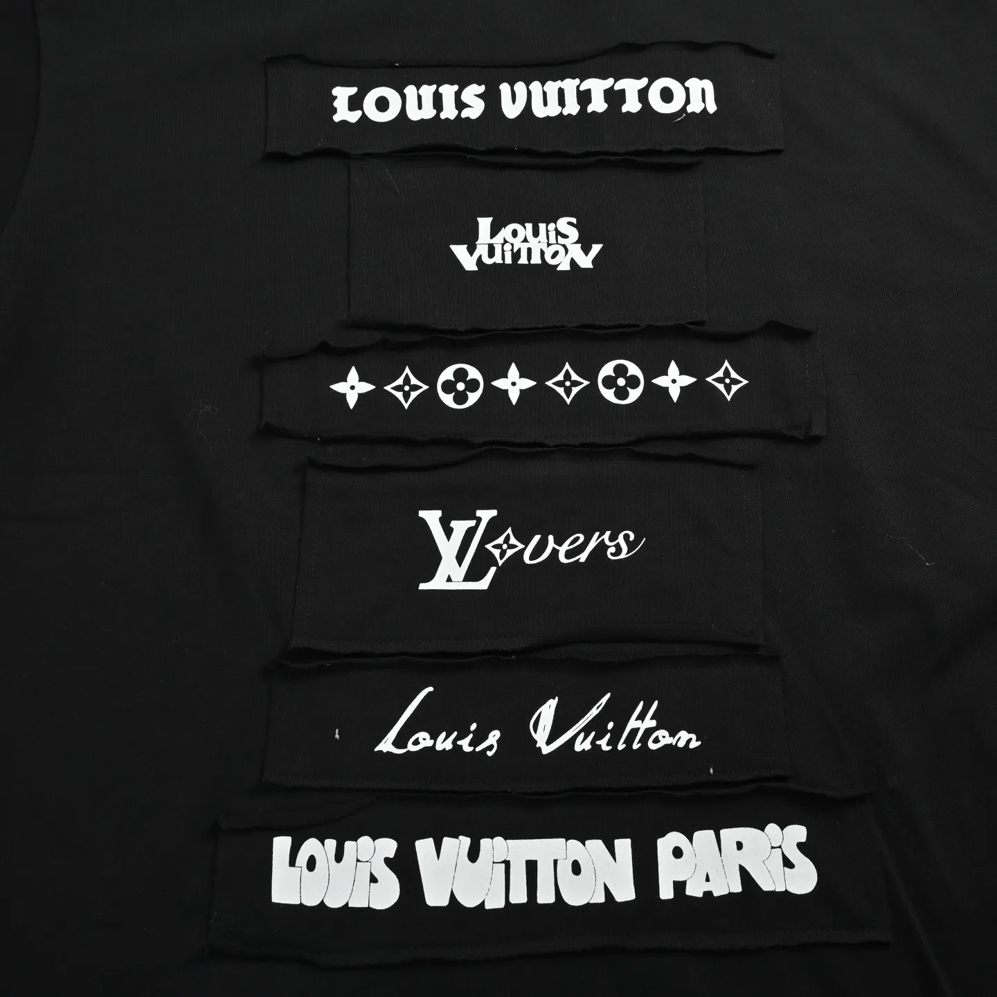 Louis Vuitton/Louis Vuitton 26ss multi-label patch short sleeves